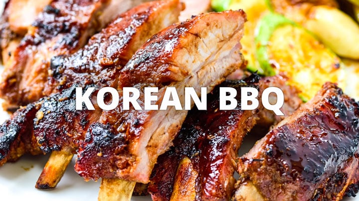 Korean BBQ category banner